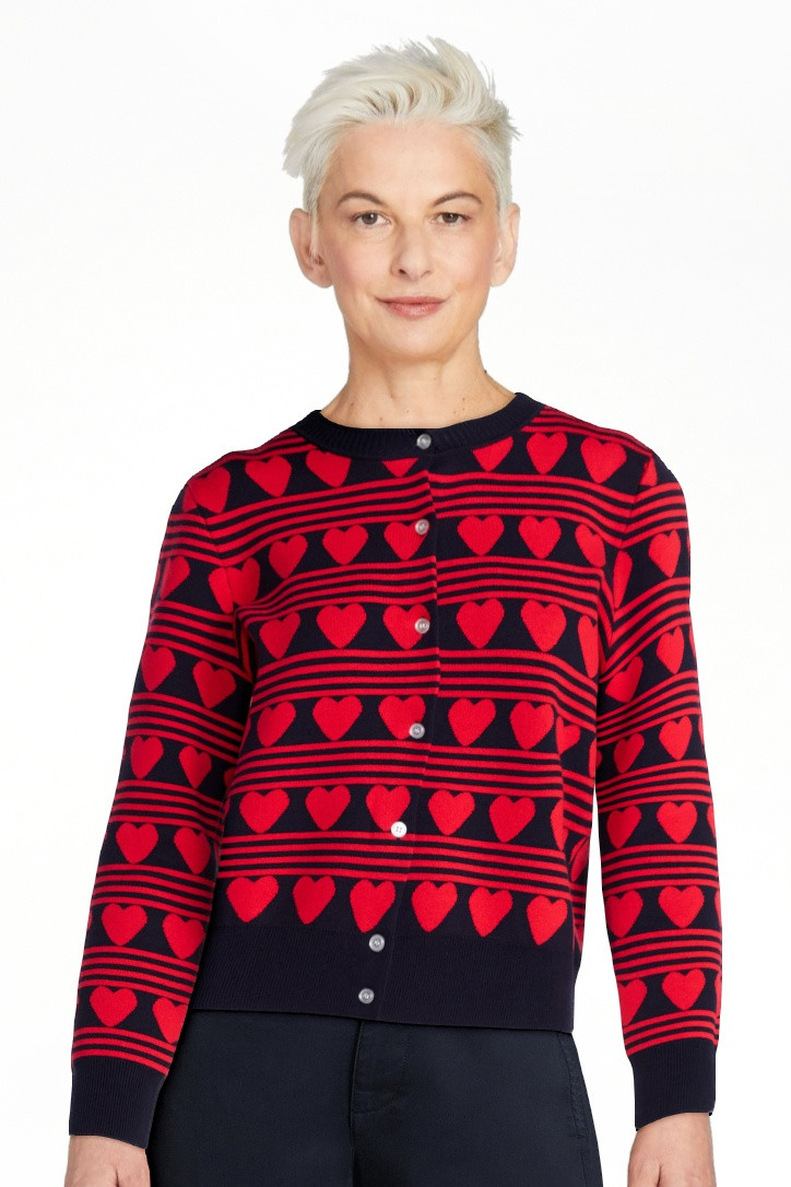 Free Assembly Women's and Women's Plus Solid, Stripe, & Print Classic Cozy Yarn Cardigan Sweater,... | Walmart (US)