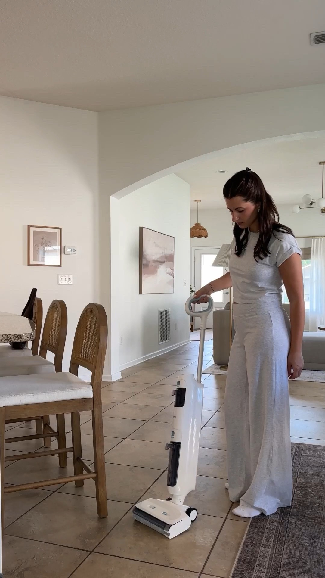 #ad Using my new Tineco GO H2O Cordless Floor Washer from @QVC It vacuums, mops, self cleans and was so easy to set up and use. Love that it does everything at once! #LoveQVC 

8/19-8/31: $30 off $60+ purchases for NEW customers only – WELCOME30

#LTKSaleAlert #LTKHome