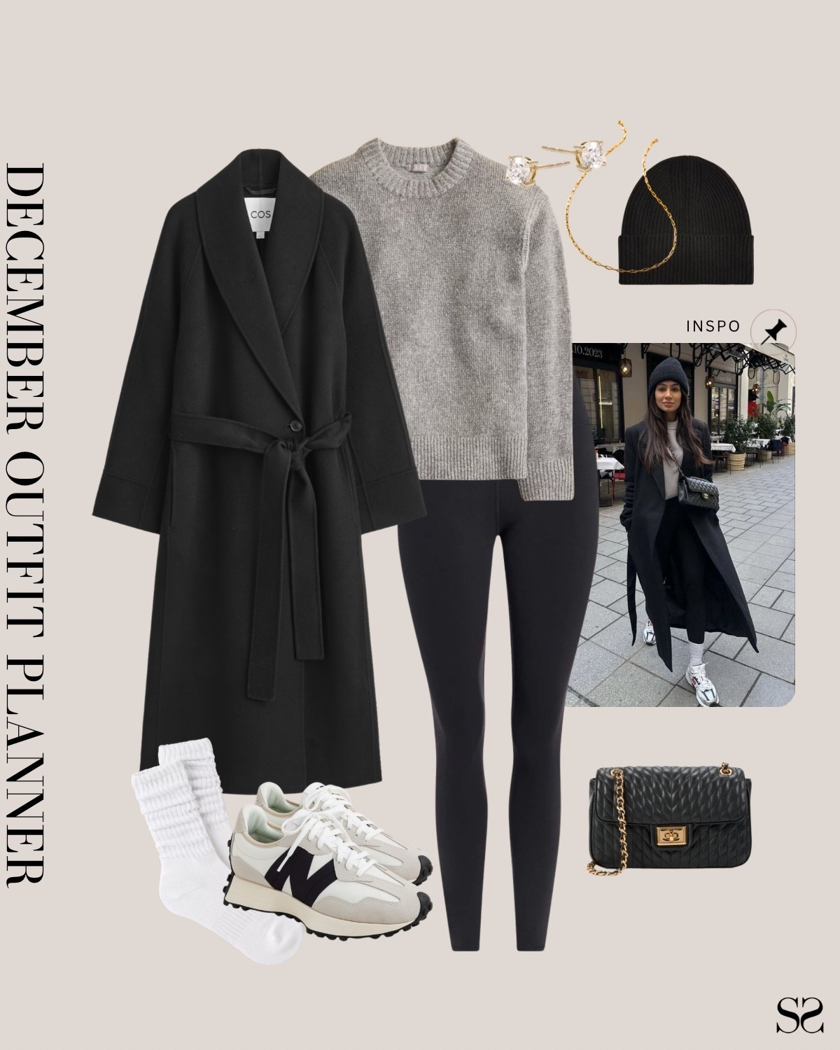 Monthly outfit planner DECEMBER: Winter outfits | leggings, sweater, long wool coat, sneakers, travel outfit 

#classicstyle #LTKstyletip #winteroutfit #casualoutfit

Image inspo credit: Pinterest 

#LTKootd #LTKgrwm #LTKSeasonal