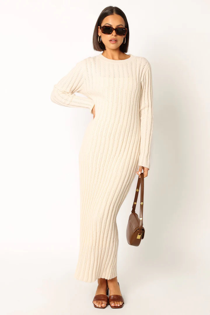 Great Long Sleeve Maxi Dress - Cream | Petal & Pup (US)