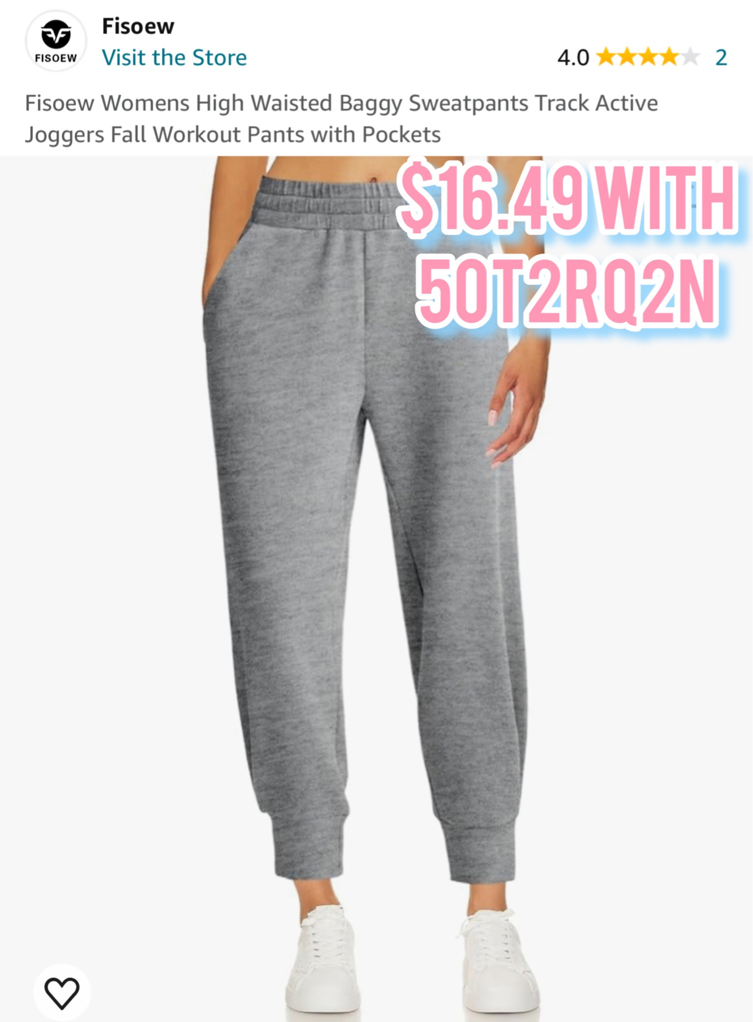 Joggers 

#LTKFindsUnder50 #LTKFitness #LTKSaleAlert