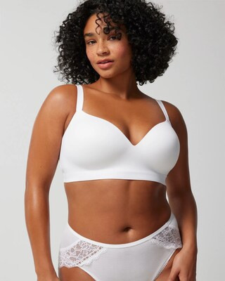 Enbliss Wireless Bra in White size 32B | Soma Women's Bras | SOMA