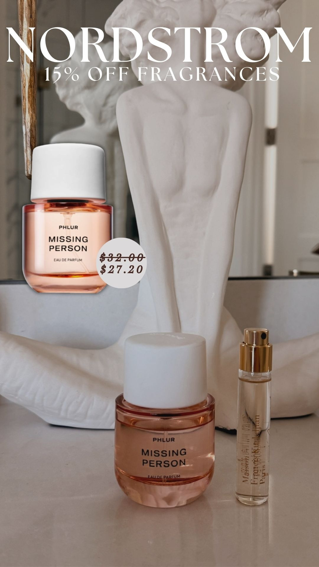 Nordstrom 15% off PHLUR Missing Person perfume right now! Perfect gift for her!

@nordstrombeauty #NordstromPartner

sale alert, watchnow, gift inspo, nordstrom sale, perfume, gifts for her, fall beauty, amanda west 

 

#LTKBeauty #LTKGiftGuide #LTKFindsUnder50