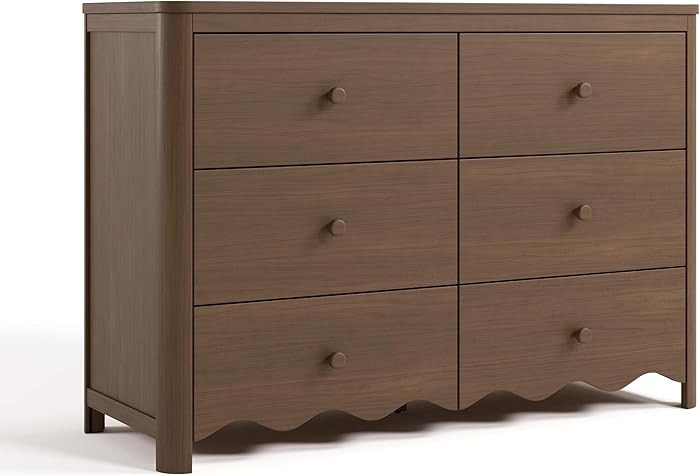 Storkcraft Casablanca 6 Drawer Dresser (Hazelnut) – GREENGUARD Gold Certified, Nursery & Kids' ... | Amazon (US)