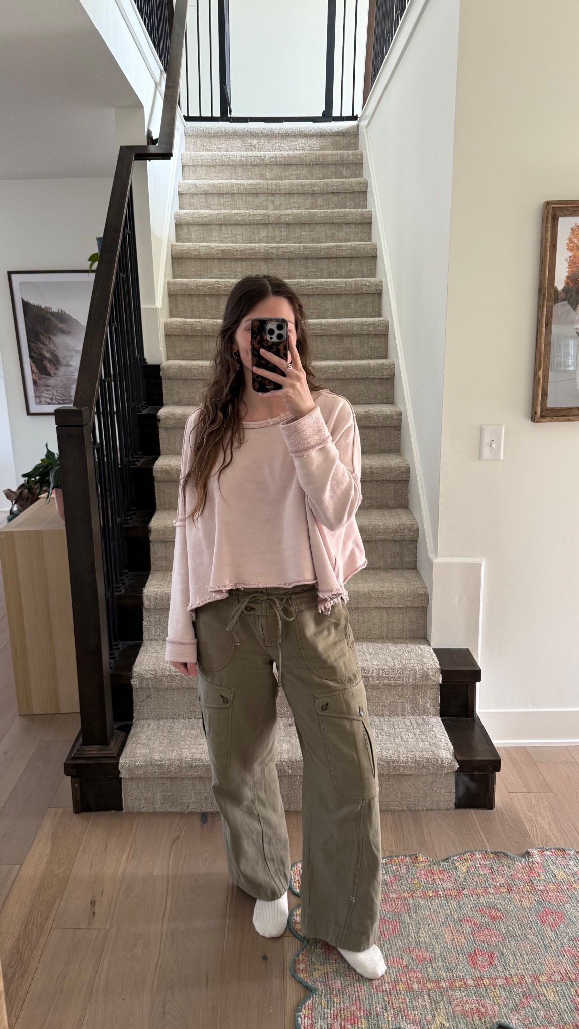 pants are tts! wearing a medium in pants, sized up while I was pregnant, waist is adjustable and still like how they fit postpartum! Pullover is old, linked similar! 

#LTKootd