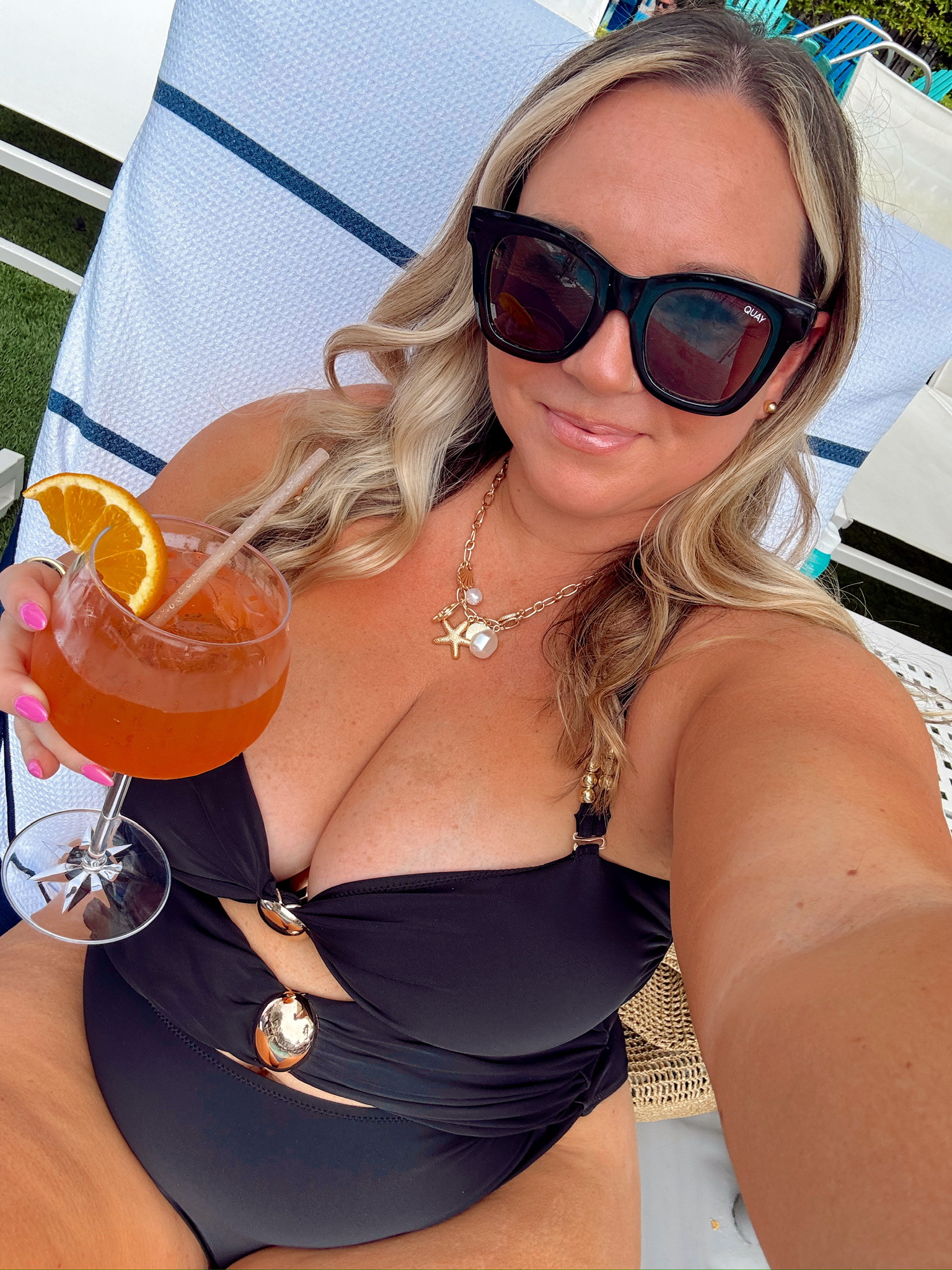 OBSESSED with this swimsuit from Amazon🖤 so flattering!

Wearing a size XL



Summer 2026, swim, coverups, amazon fashion, pool day, beach day, one piece, cutouts, shelli enright, stylenright 

 #LTKSeasonal #LTKSwim #LTKTravel