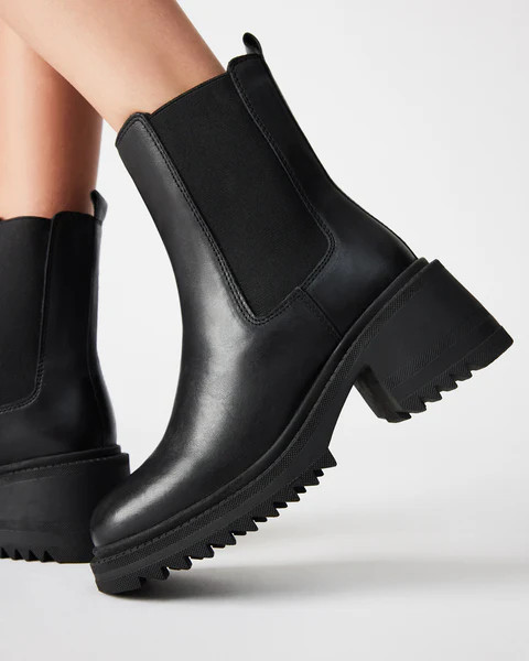 GARTH BLACK LEATHER | Steve Madden (US)