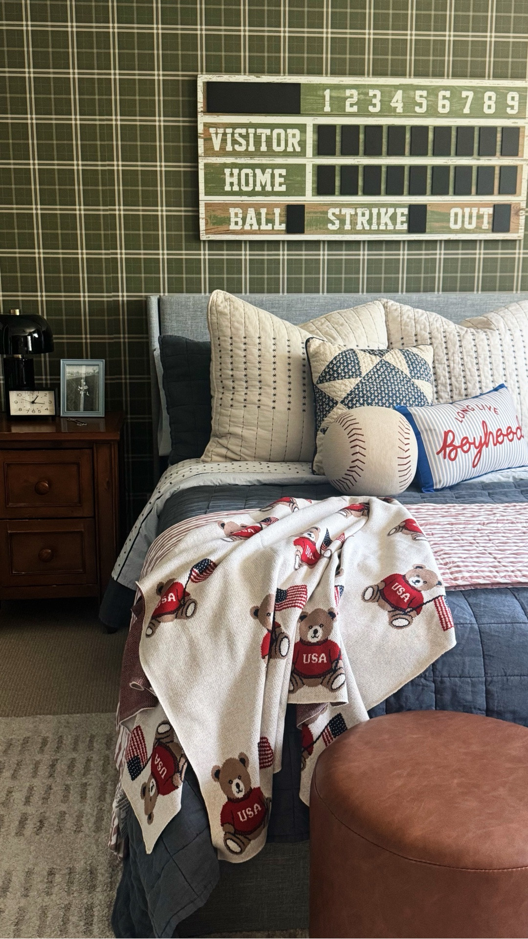Baseball bedroom, Ralph Lauren bedroom design, classic Americana.

#LTKSaleAlert #LTKSeasonal #LTKHome