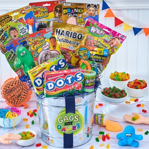 Silly Stocking Stuffers Gift Box | GourmetGiftBaskets.com