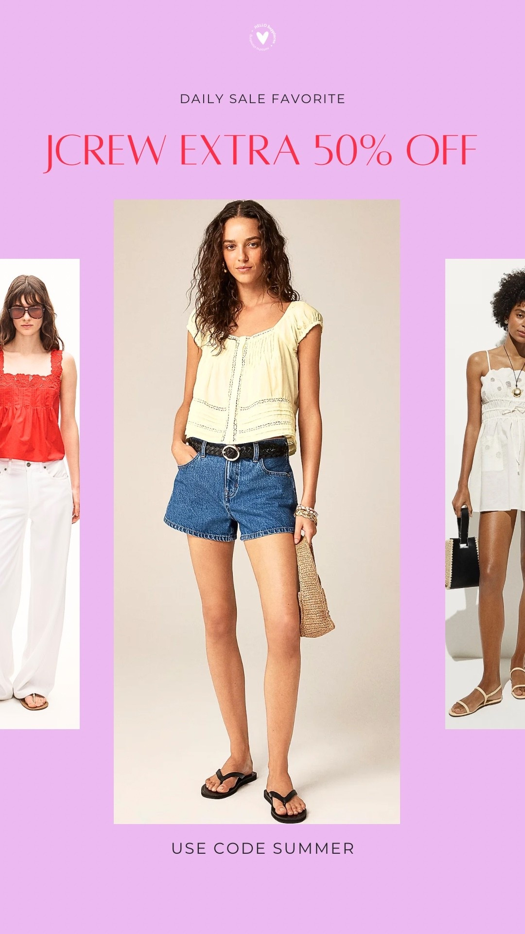 This sale is SO good! ☀️ Take an extra 50% off already marked-down styles with code SUMMER. Perfect time to grab classic staples and vacation-ready pieces! 🛍️

#LTKSaleAlert #LTKootd #LTKOver40