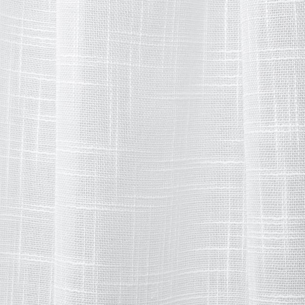 Set of 2 84"x54" Jacinta Bottom Ruffle Sheer Rod Pocket Curtain Panel White - Exclusive Home | Target