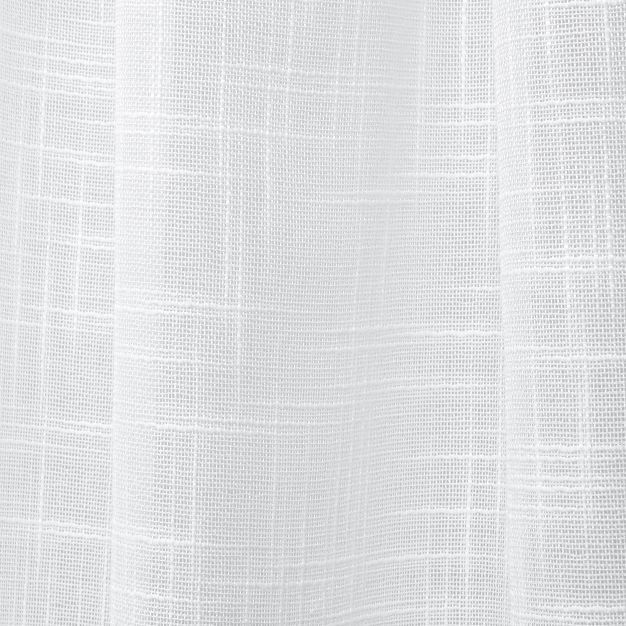 Set of 2 84"x54" Jacinta Bottom Ruffle Sheer Rod Pocket Curtain Panel White - Exclusive Home | Target