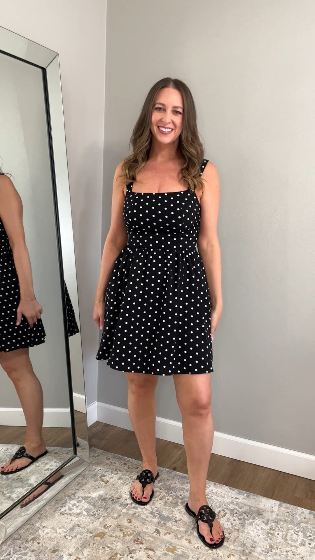 The most darling polka dot dress! 

Has pockets, is lined and adjustable straps. Wearing size small.

Spring dress // spring outfit // summer dress // summer outfit // summer outfits 2026 // resort wear // resort dress // spring outfits 2026 // date night outfits // spring dresses // resort wear 2026 // vacation outfits beach // spring break outfits // Easter dress women // tropical vacation // vacation outfits // beach outfit // swim look // swim outfits // beach outfits // tropical vacation // cruise outfit // cruise dress // derby dress // derby outfit // Kentucky derby dress // Kentucky derby outfit // Easter outfit // Easter dress // Easter outfits women // wvent dress // wedding guest dress // self tanner // east coast summer // European vacation // European summer // Italian summer // Italian vacation // polka dots 

#LTKTravel #LTKootd #LTKSeasonal