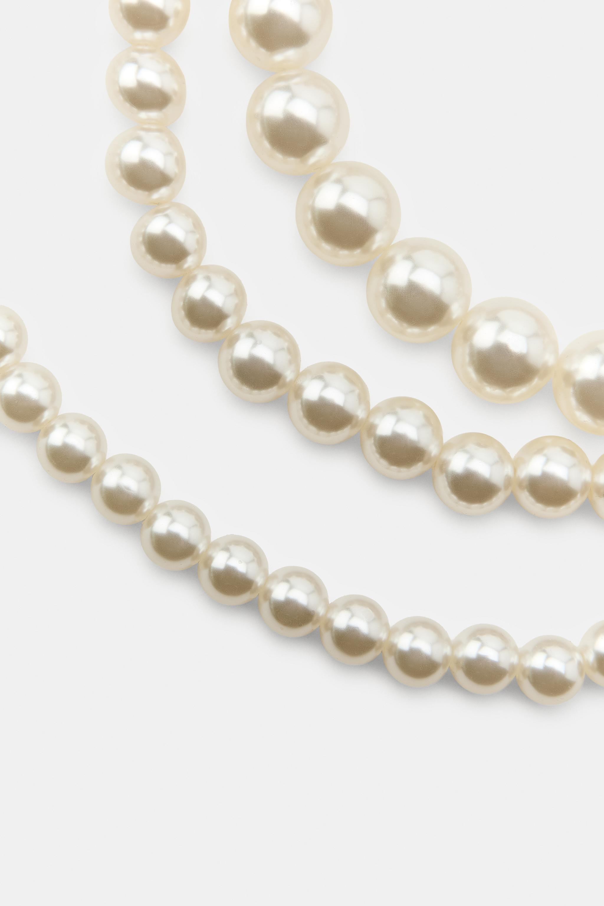 3-PACK OF PEARL NECKLACES | Zara US