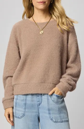 Fallon Fuzzy Crewneck Sweater | Nordstrom