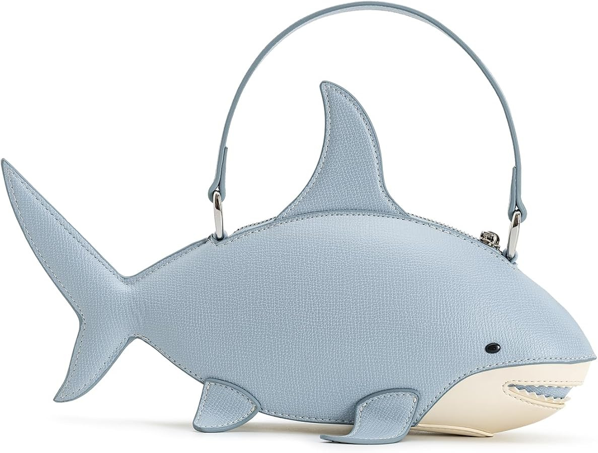 JW PEI Women's Nerys Faux Suede Shark Look Top Handle Bag | Amazon (US)