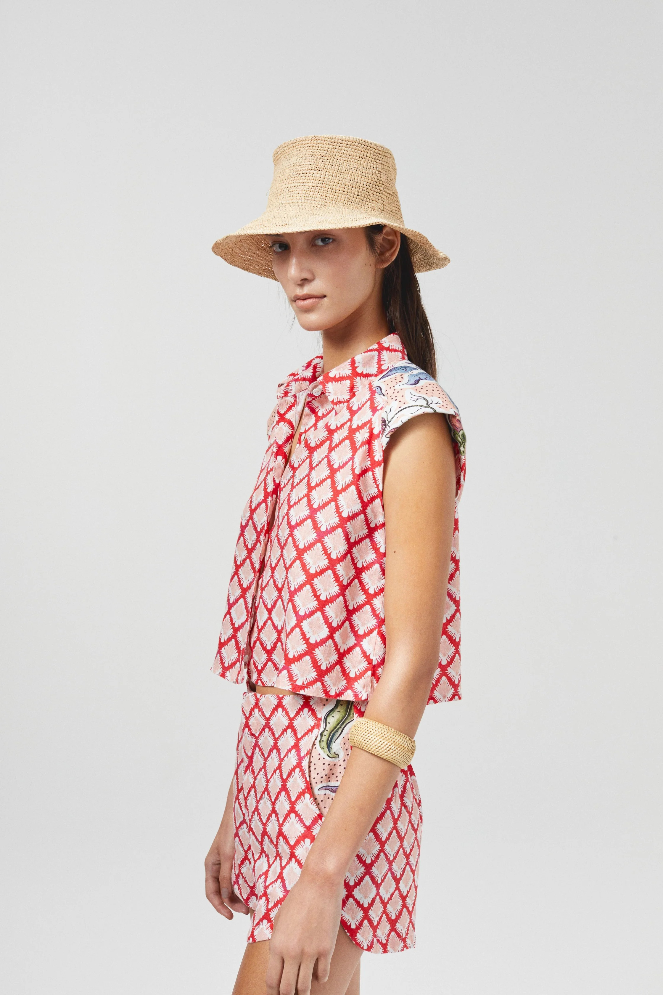Moon Linen Shorts - Tangier XL / Tangier | Lanhtropy