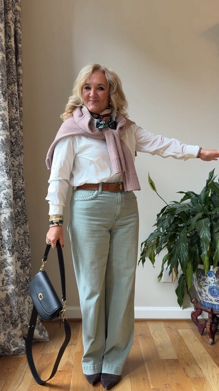 If you have an Alaskan trip, London or Northern Europe coming up some of these pieces will be great to add to your packing capsule or just shooing for fall 
Quilted jacket  size m, and size up if you will be wearing a bulky sweater underneath, there’s not a lot of room
Green jeans , size 29  our premium denim by Paige anessa and I found them on sale!!! 
Cashmere sweater size medium . It’s a relaxed fit crewneck.
Brown suede boots are from last year. I’ll link a similar pair.
The Coach bag in black is classic and it’s small enough to go inside my tote for the airplane ride

#LTKOver40 #LTKSaleAlert #LTKTravel