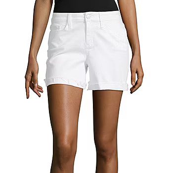 a.n.a 5" Raw Cuff Midi Denim Short - JCPenney | JCPenney