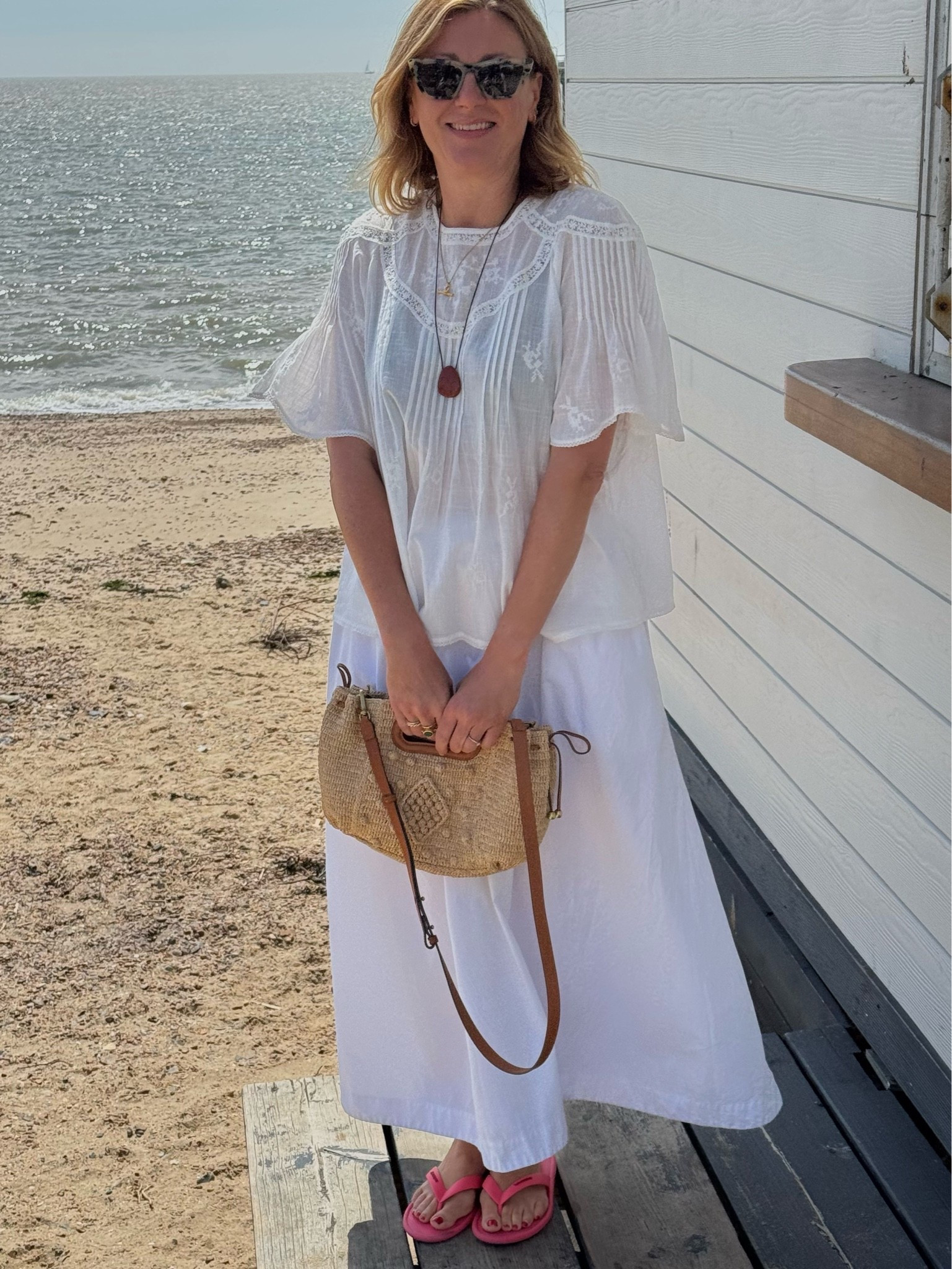 All white outfit
White blouses
White skirt
Heatwave outfit

#LTKuk #LTKsummer #LTKeurope