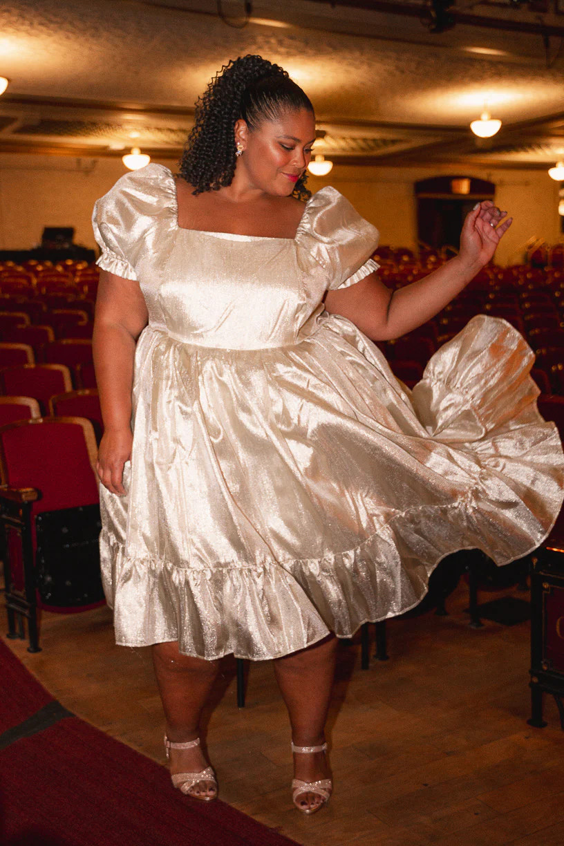 Coco Dress in Gold | Ivy City Co