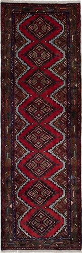 Hand knotted Persian Carpet 2'8" x 8'7" Bordered, Geometric Wool Rug | eBay | eBay US