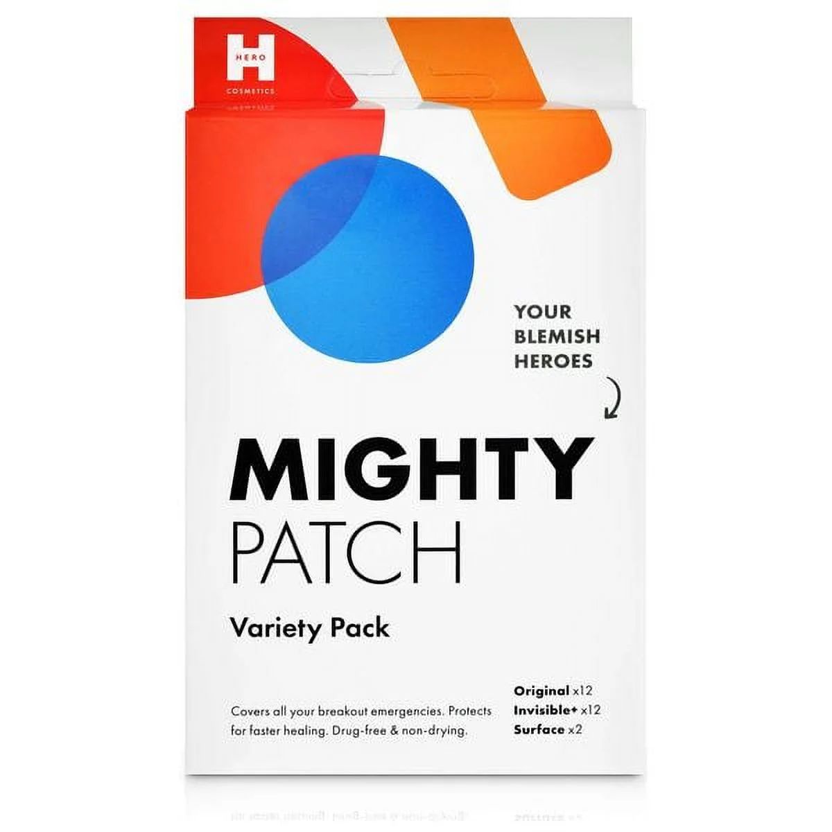 Hero Cosmetics Mighty Patch, Variety Pack, 26 Patches | Walmart (US)
