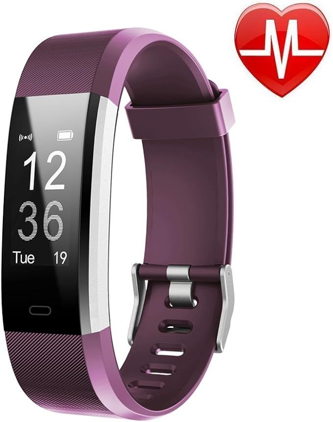 LETSCOM Fitness Tracker HR, Activity Tracker Watch with Heart Rate Monitor, Waterproof Smart Fitn... | Amazon (US)