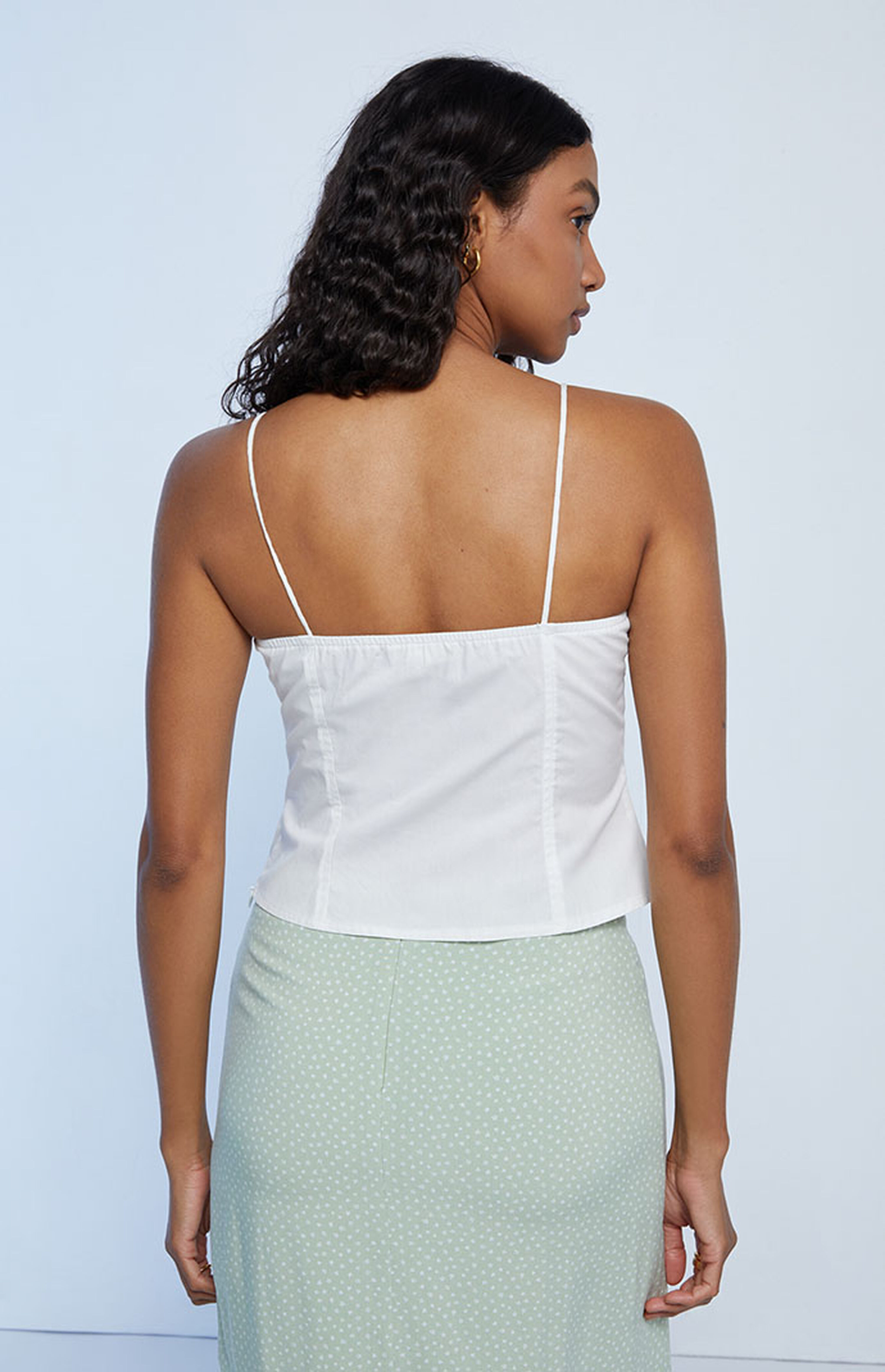 LA Hearts Tie Front Ruffle Tank Top | PacSun