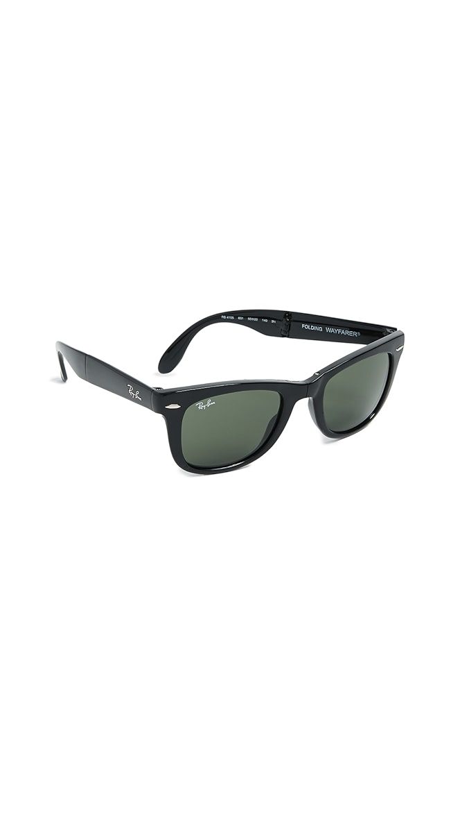 RB4105 Folding Wayfarer Sunglasses | Shopbop