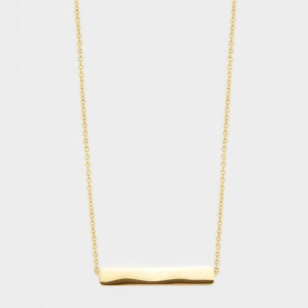 Bespoke Bar Adjustable Necklace (Gold) | Gorjana