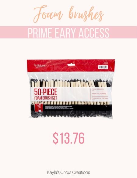 Prime early access 50 piece foam brush set

#LTKHoliday #LTKSeasonal #LTKunder50