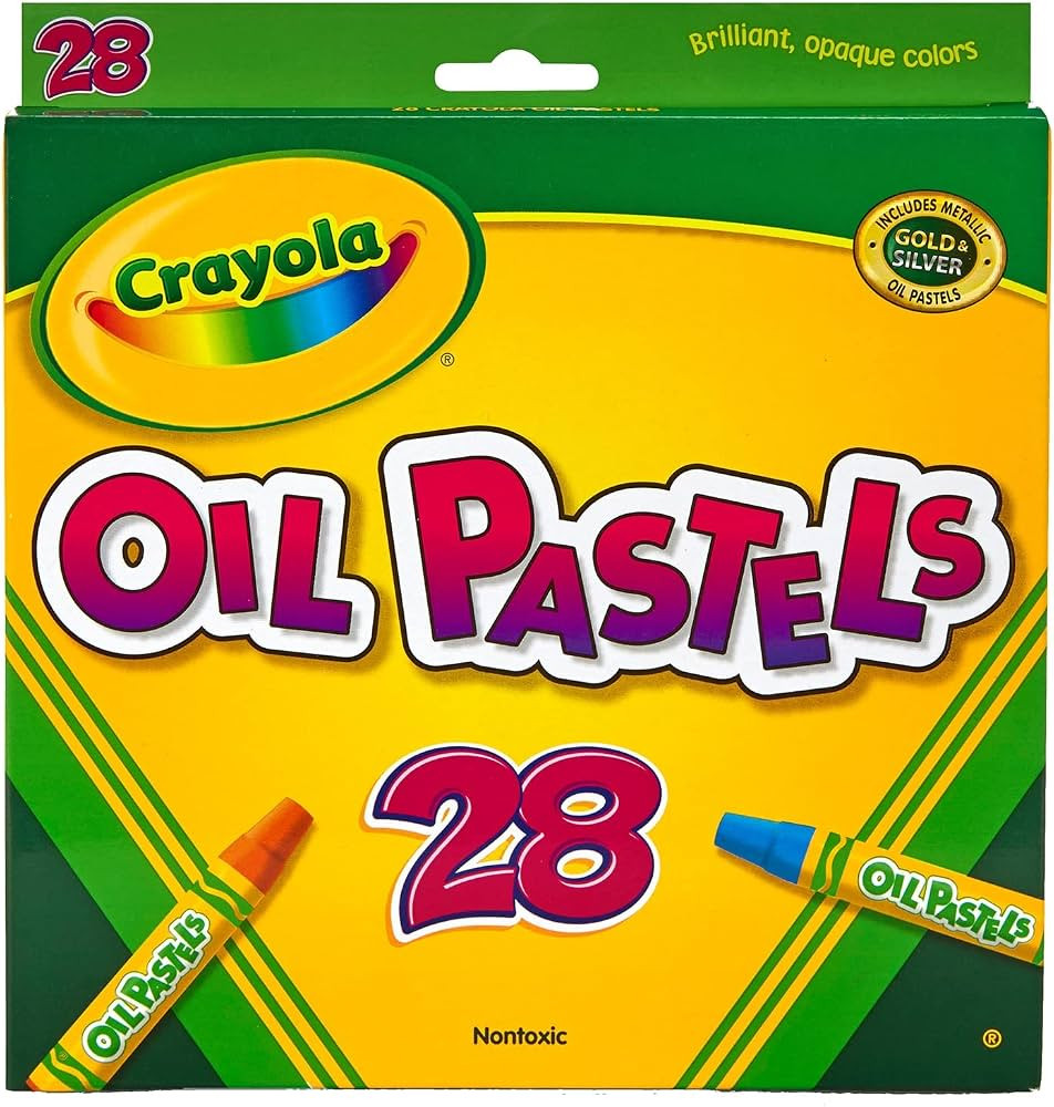 Crayola Oil Pastels, School Supplies, Kids Indoor Activities At Home, 28 Assorted Colors | Amazon (US)