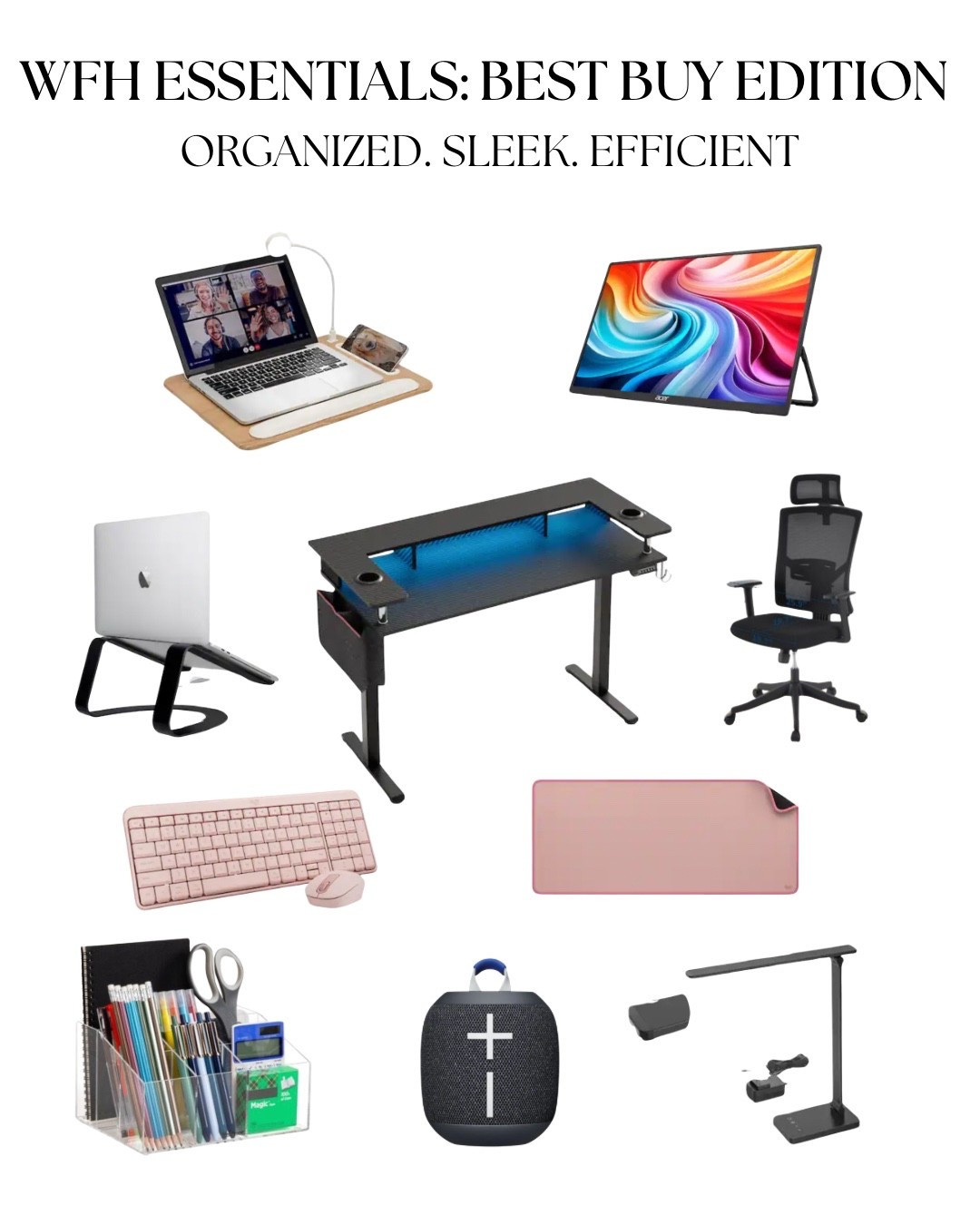 Work From Home Essentials: Best Buy Edition 

work from home essentials, home office must haves, best buy office finds, desk setup ideas, minimal home office, remote work essentials, home office tech, work from home gadgets, office accessories, cozy desk setup, office organization ideas, laptop and monitor setup, cute home office finds, Best Buy