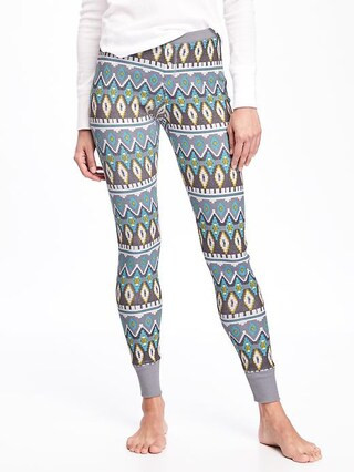 Patterned Thermal Leggings for Women | Old Navy US