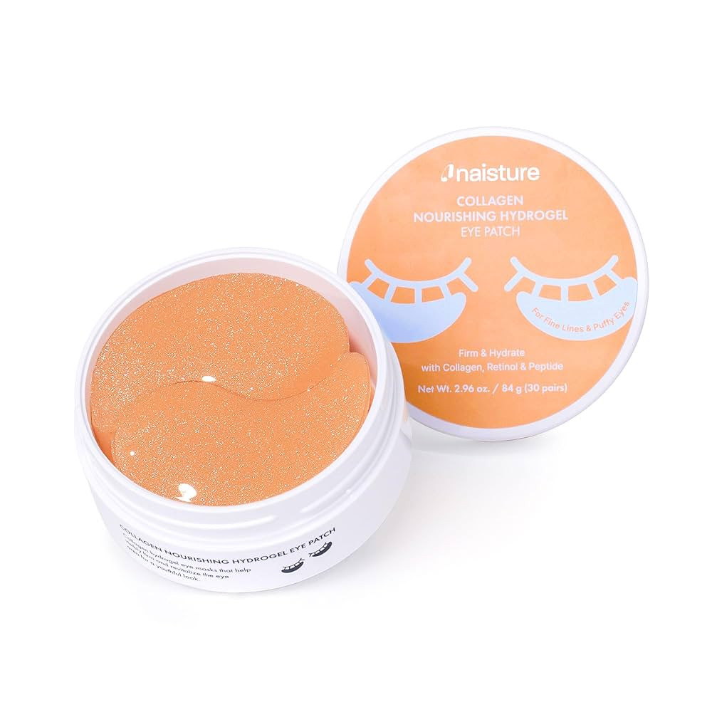 Collagen Nourishing Hydrogel Under-Eye Patch with Retinol and Peptides for Firmness and Hydration... | Amazon (US)