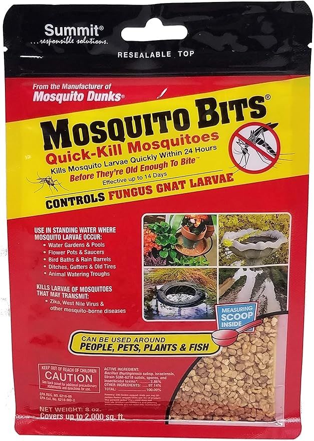 Summit 116-12 Quick Kill Mosquito Bits, 8-Ounce | Amazon (US)