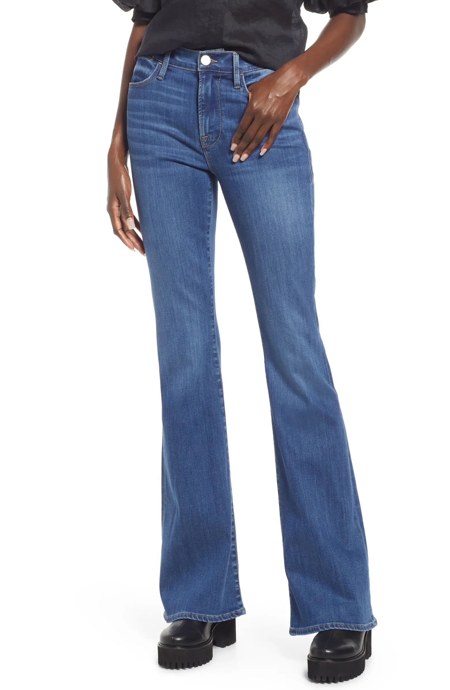 Le High Waist Flare Jeans | Nordstrom