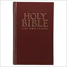 KJV Holy Bible, Pew and Worship Bible, Burgundy Hardcover Bible w/Ribbon Marker, Red Letter Editi... | Amazon (US)