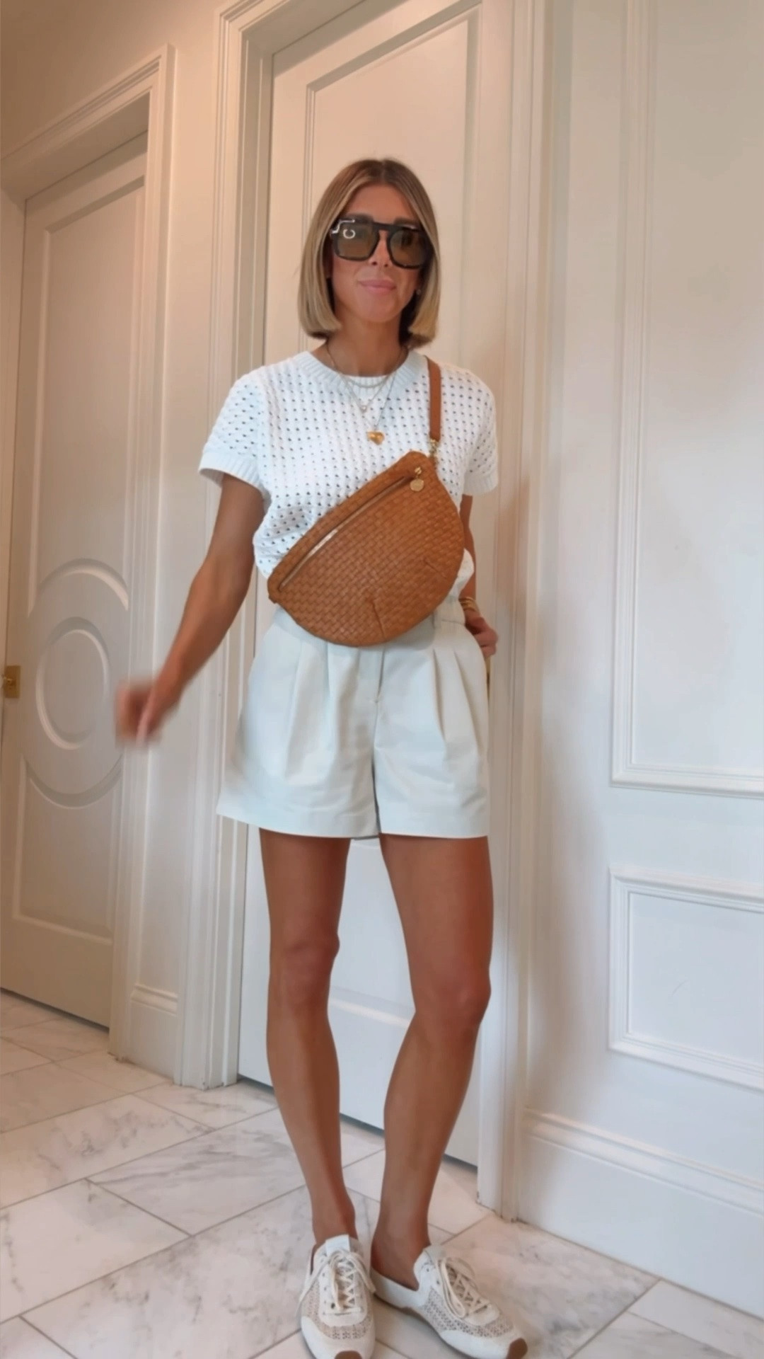 Comfy cute and casual summer outfit. I'm wearing size  xs in shorts and small in my top