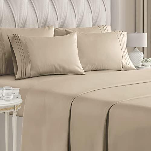 Queen Size Sheet Set - 6 Piece Set - Hotel Luxury Bed Sheets - Extra Soft - Deep Pockets - Easy F... | Amazon (US)