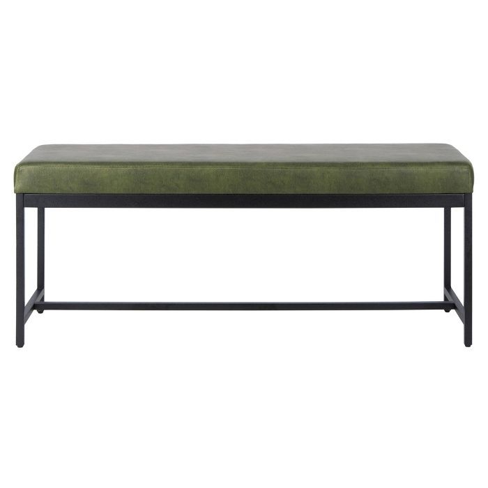Chase Faux Leather Bench - Safavieh | Target