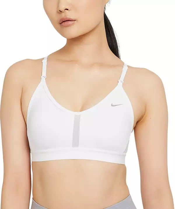 Nike Women's Dri-FIT Indy Light-Support Padded V-Neck Sports Bra | Dick's Sporting Goods | Dick's Sporting Goods