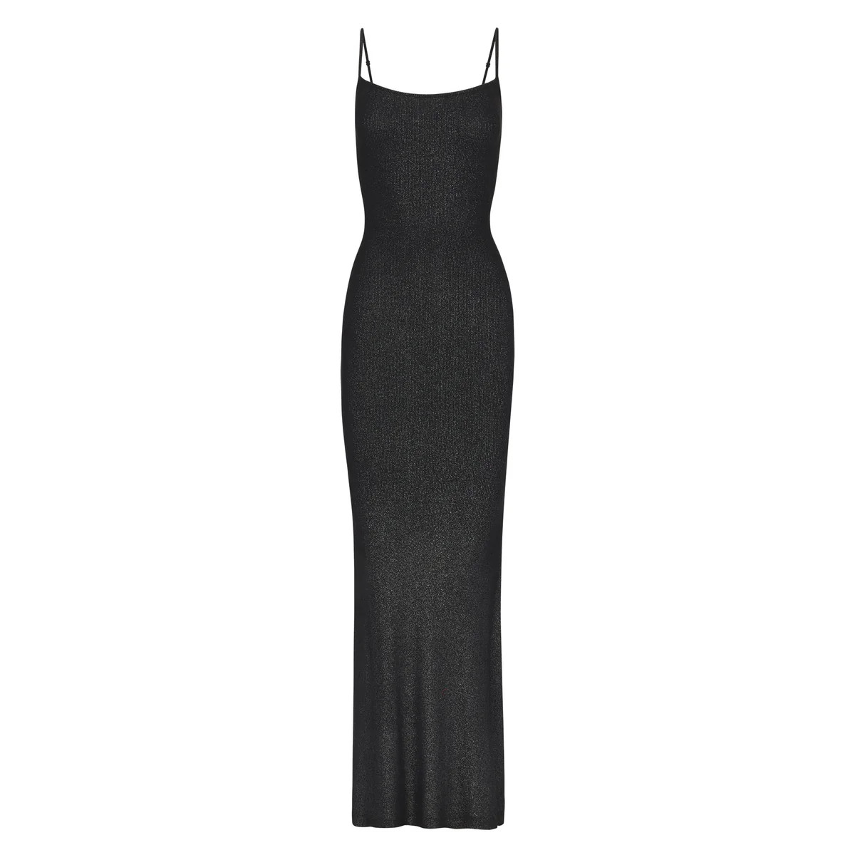 SOFT LOUNGE SHIMMER LONG SLIP DRESS | SKIMS (US)