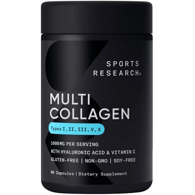 Sports Research Multi Collagen Complex Dietary Supplement - 90 Capsules | Target