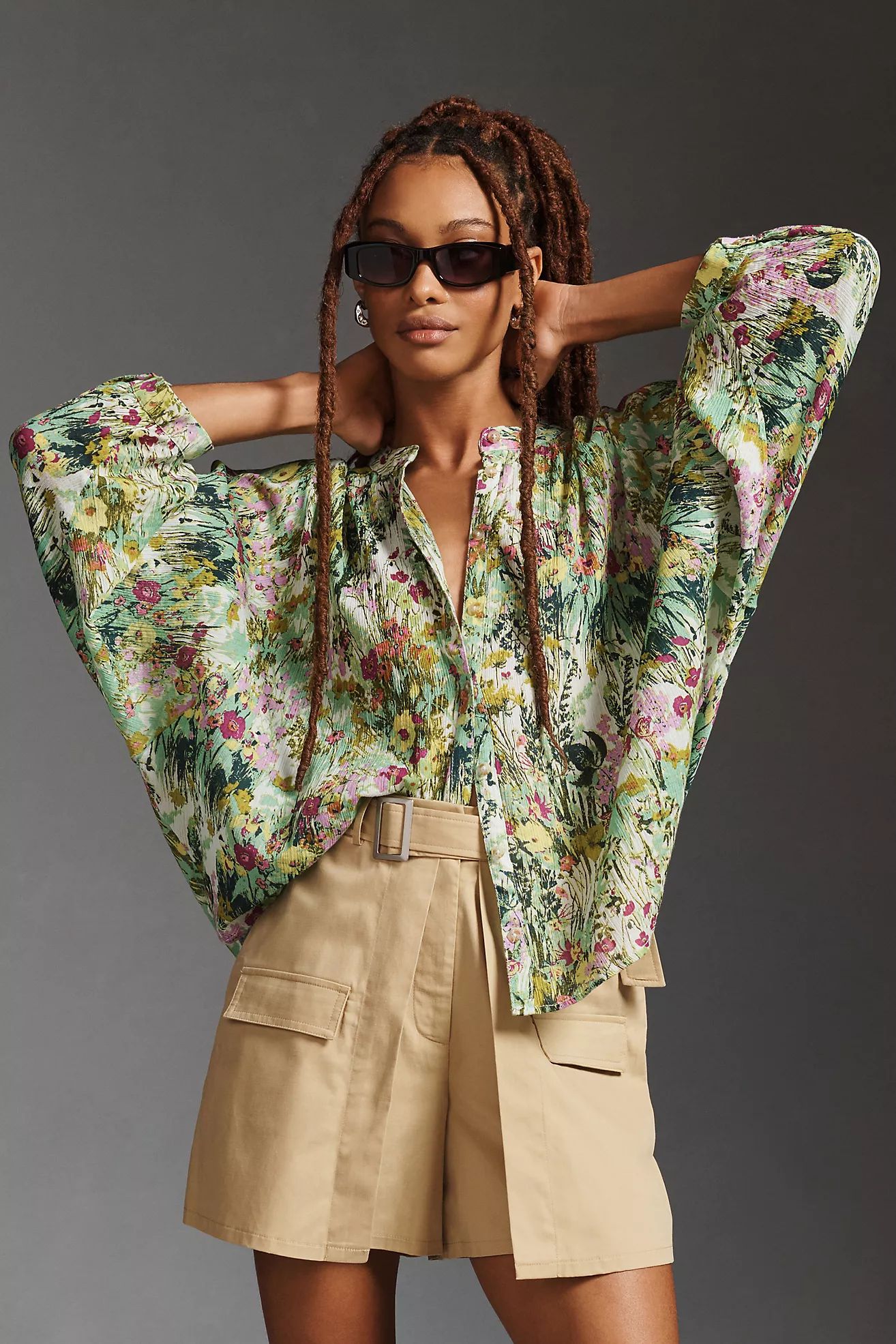 The Sidney Batwing Blouse by Pilcro | Anthropologie (US)