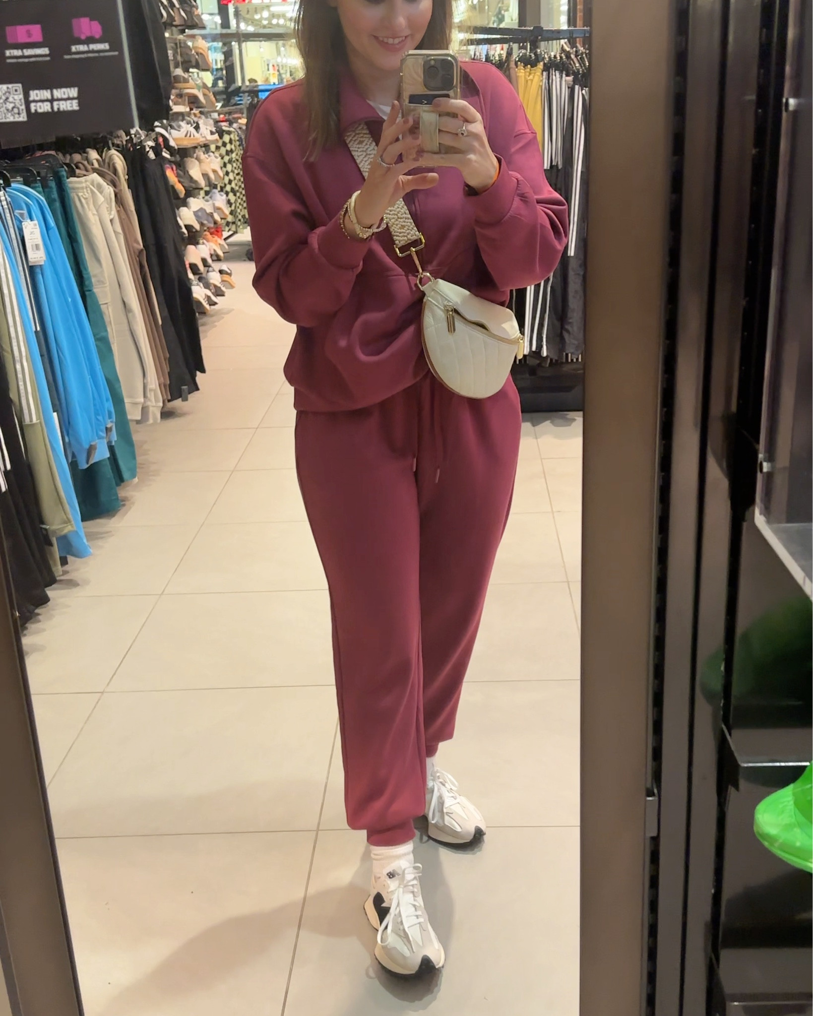 Travel outfits I wore to the airport for our girls trip to Nashville! Also linking my fave things to travel with— my crossbody and backpack I took + my toiletries and luggage! Helps to keep my organized on trips! 

Amazon lounge wear, two piece active set, jogger set, half zip pullover and joggers, casual mom style, Amazon fashion finds 

#LTKStyleTip #LTKCyberWeek #LTKTravel