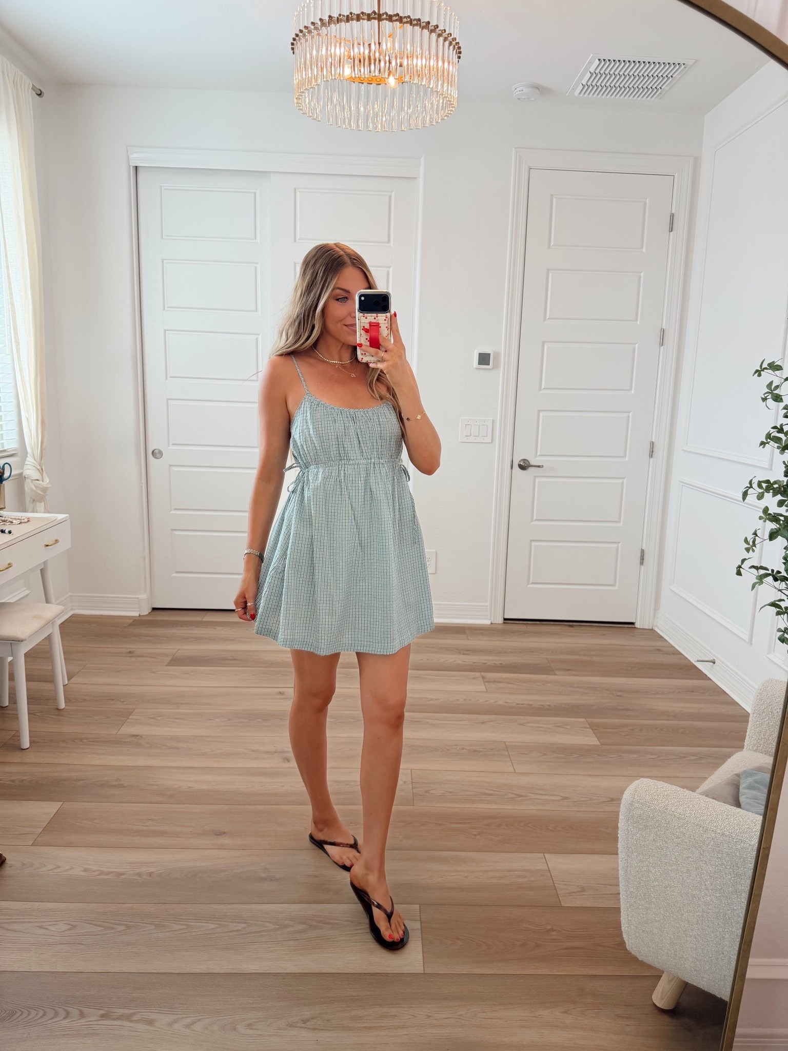 Abercrombie sale! This is the perfect mini dress and it has shorts under! Wearing a small