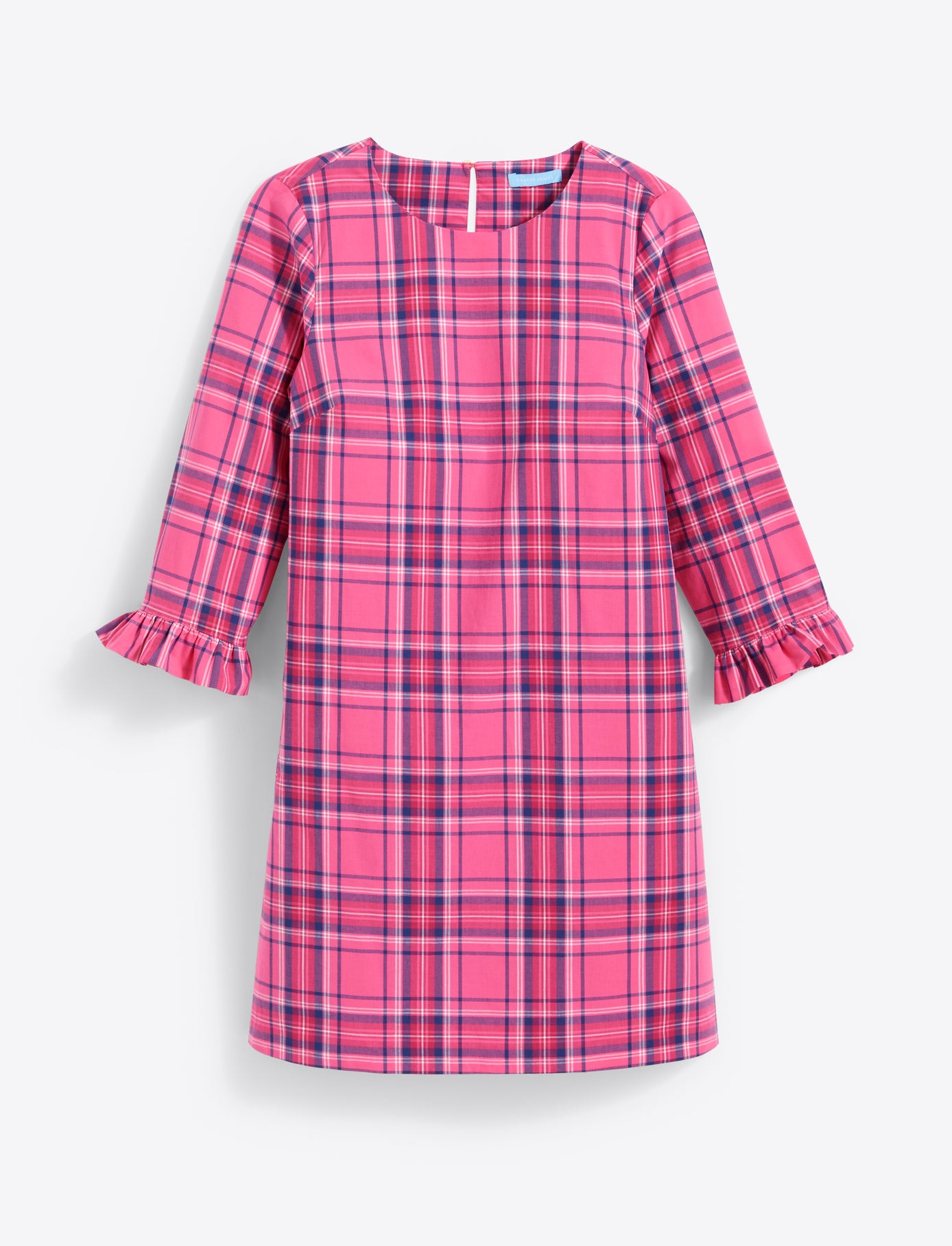 Jessie Shift Dress in Pink Angie Plaid | Draper James (US)