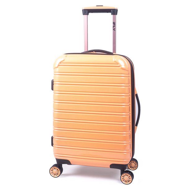 iFLY Hardside Luggage Fibertech 20", Cantaloupe | Walmart (US)